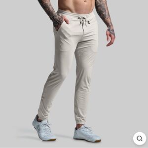 Born Primitive Men's Light Cream Joggers